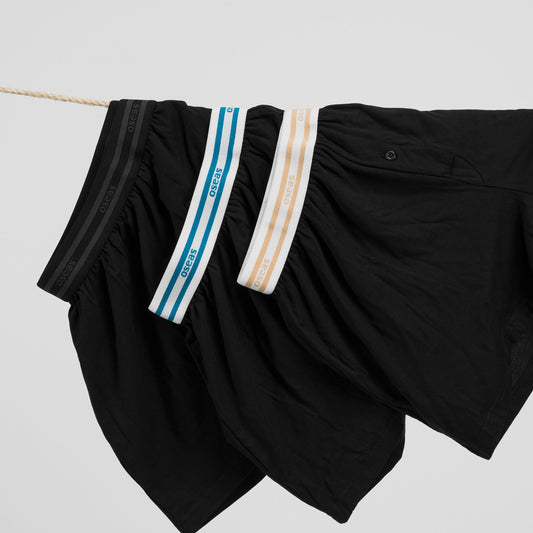 3er Pack oseas Boxershorts in unterschiedlichen Farben